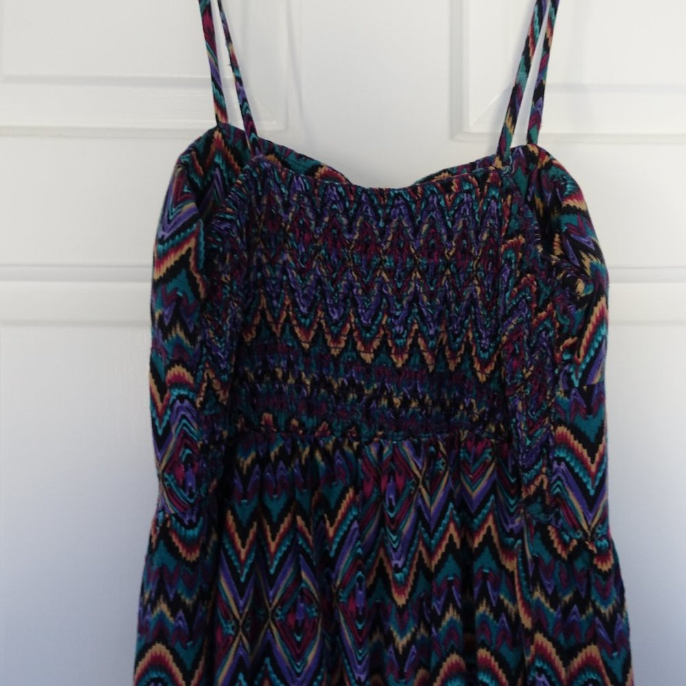 3/$25 Multi-Colored Patterned Mini Dress - Picture 2 of 4